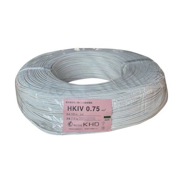 ケーエイチディー HKIV2.0 白 200m HKIV2.0SQ-04-200M 1点