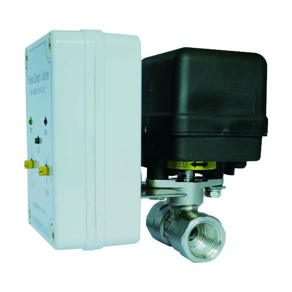 タイマードレンバルブ(電動ボールバルブ式)