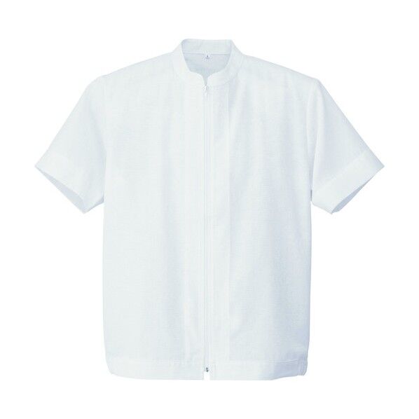 半袖衛生コート（男女兼用） 001ホワイト 3L HH1002 1