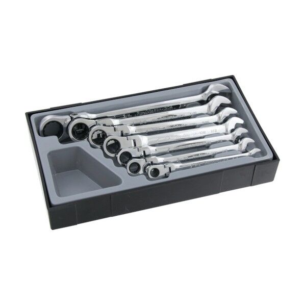 スエカゲ 7本組フレックスギアレンチセット