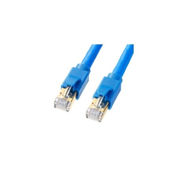 カテゴリ8LANケーブル KB-T8-005BL 1点