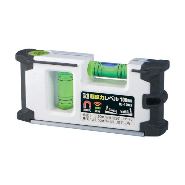 新潟精機 超磁力レベル 104 x 47 x 27 mm ML-100KW 1