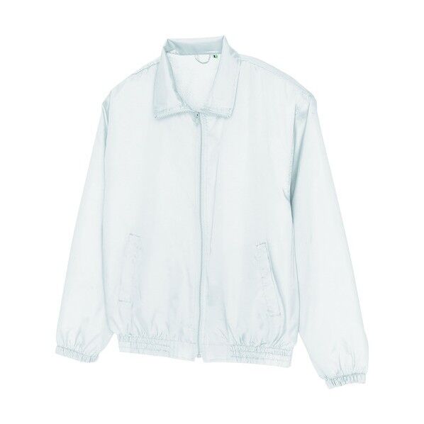 裏メッシュブルゾン（男女兼用） 001ホワイト L 50102 1