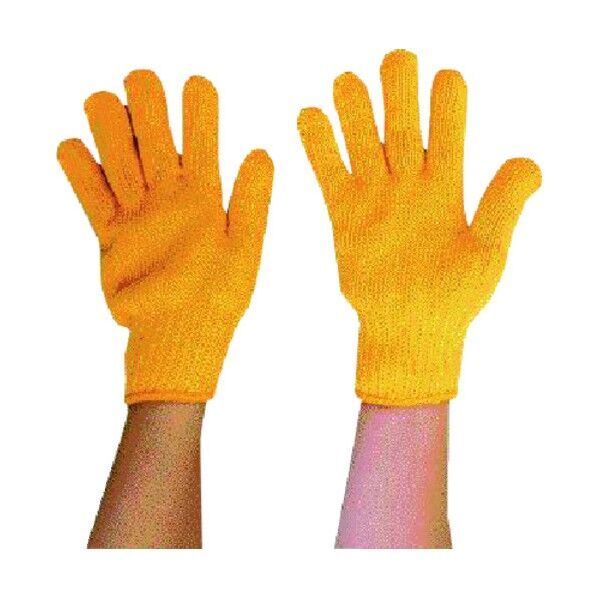 丸和ケミカル カラーナイロン軍手 黄 201 12双