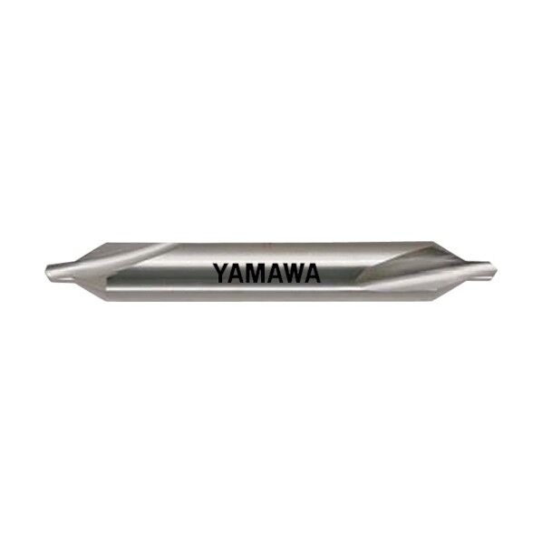 ヤマワ 弱ねじれ溝A形60° センタ穴ドリル 左刃 CD-S LH 1.5X60°X5 CD-S-LH-1.5X60X5 1点...