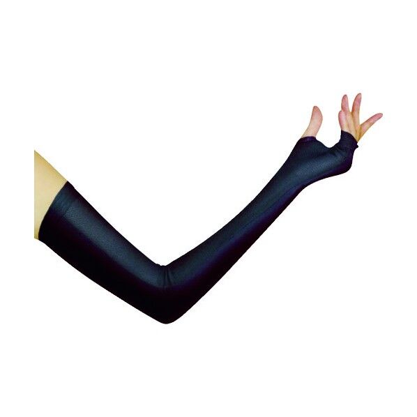 冷感パワーストレッチ レディースアームカバーメッシュ