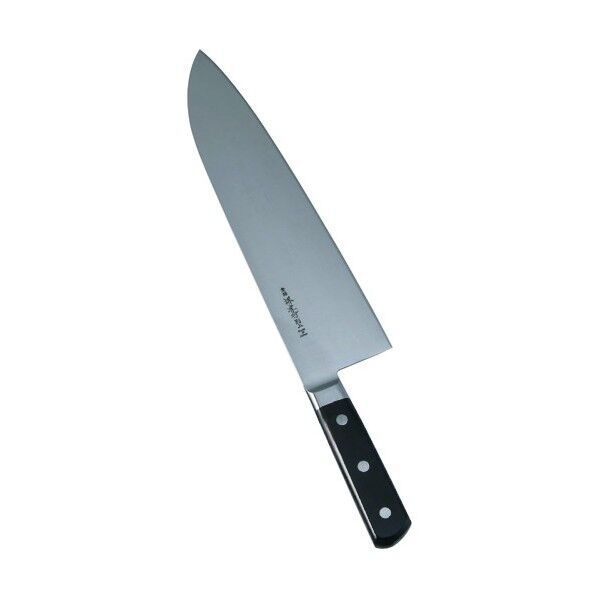 堺孝行 日本鋼(ツバ付)小間切牛刀 27cm 27cm ANH05027 1個