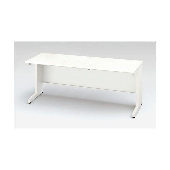 平デスク(引出し無し) XEDH187FDN-WH 1点