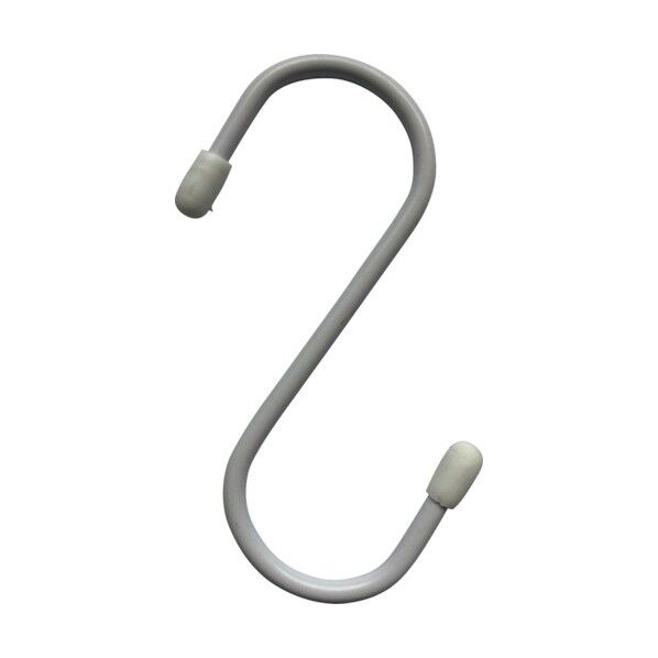 トラスコ(TRUSCO) まとめ買い スチールSフック 100mm 白 TTSH10010P 10個...