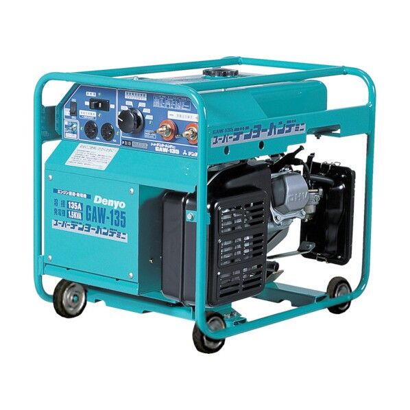 デンヨー エンジン溶接機(車輪付) GAW-135S 1