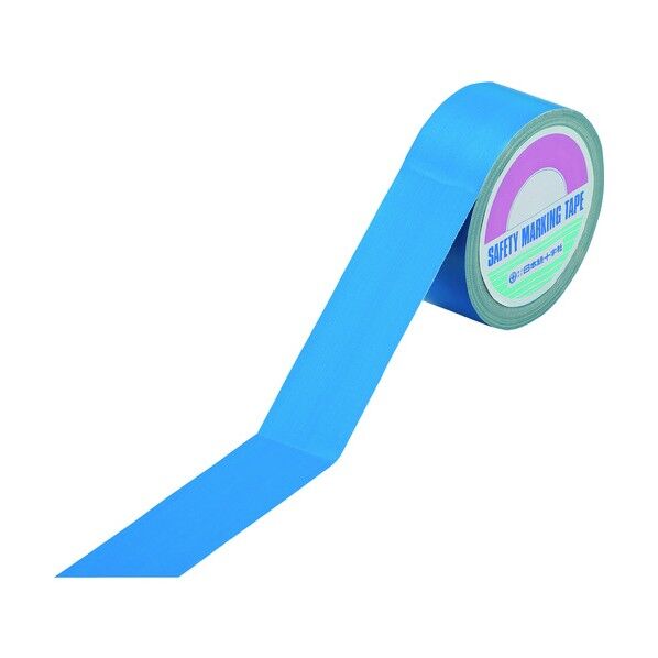 布テープ(包装・梱包用)AH‐1007 ライトブルー 50mm×25m 190007 1個