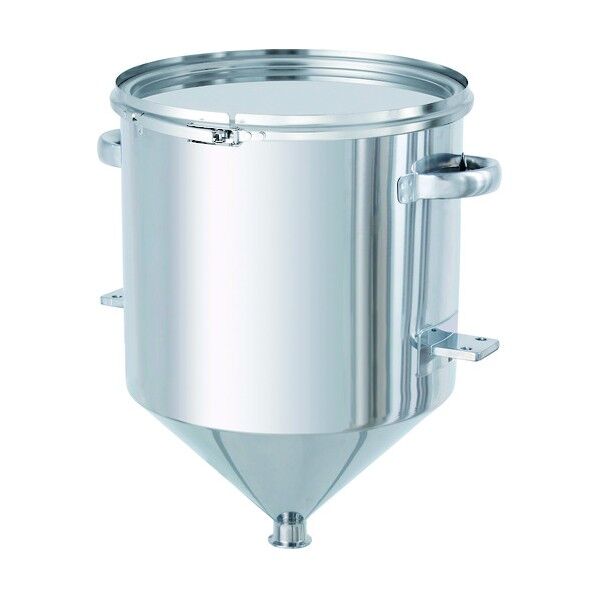 ホッパー型密閉容器(バンド式) ブラケット付 HT-CTL-BRK-36 1点