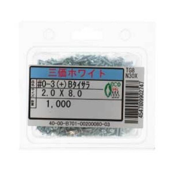 BC #0-3 (+)Bタイサラ 1000入 1.4×5.0 40-00-B701-0014-0050-10 1000本