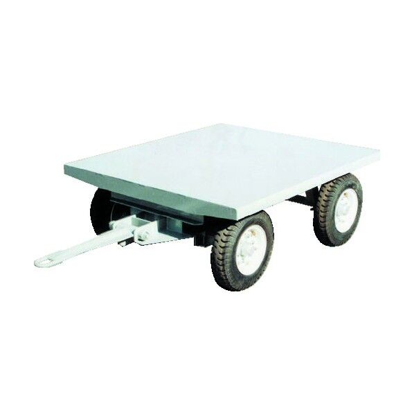 産業用多両連結トレーラー ターンテーブル式片牽引型(内輪差有り)1500kg TS015C-T 1点