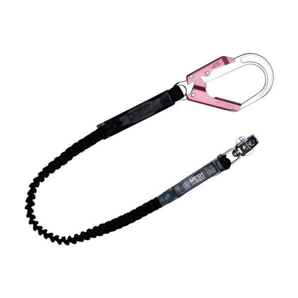 ミドリ安全 女性用ハーネス安全帯 オプション 伸縮式ランヤード 247 x 93 x 117 mm MWJ-DJMR-SA-24APP-EXBL 10点