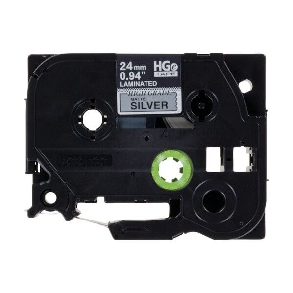 HGEテープ 黒文字/銀(つや消し)/24mm HGE-M951V 1点