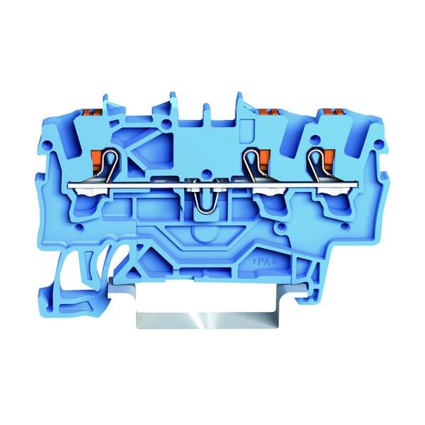 プッシュボタン付スプリング式中継端子台 2201シリーズ 3線式