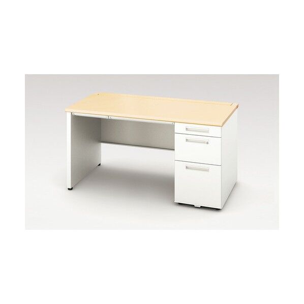 片袖デスク(ロング、パネル脚 XEHH147KP-WS 1点