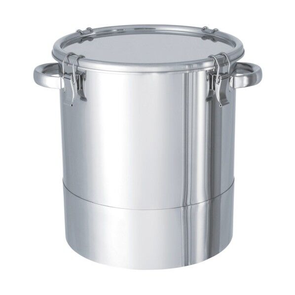 ステンレスタンク鏡板型クリップ式密閉容器