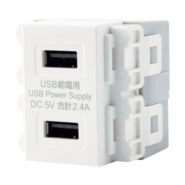 JAPPY JAPPY　USBコンセント×2 USB-R3701W-JP