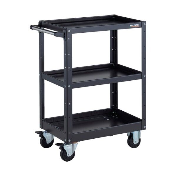 イーグルワゴン 600X400XH880 浅2深1段 ブラック EGW-963F1-BKBK 1点