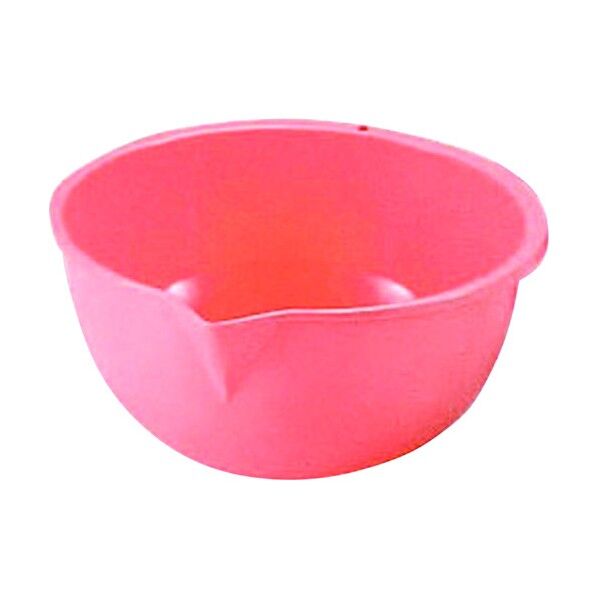 PP片口ボール 目盛付(抗菌) (ピンク) 大 ABC24001 1個