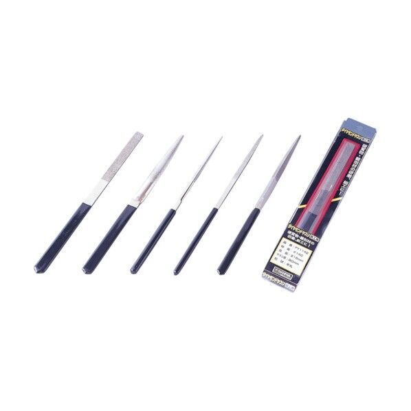 ナニワ ダイヤモンドヤスリ 鉄工用 #140 5本組 平 215(80) FY-1042 1本