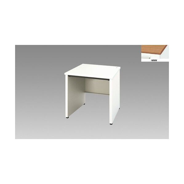 平デスク (パネル脚タイプ・浅型引出し付) XEHH087FP-S-WMW 1点