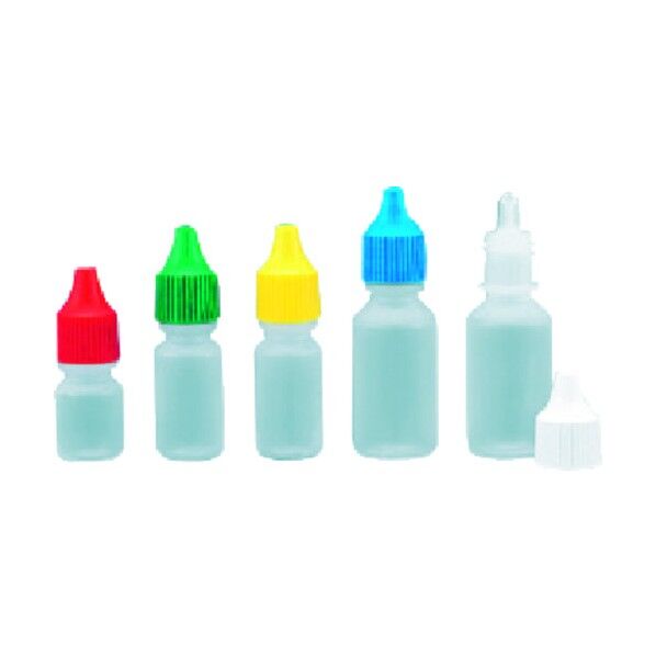ドロッパーボトル LDPE 4mL 5色Cap×5 656-22-19-04 1点