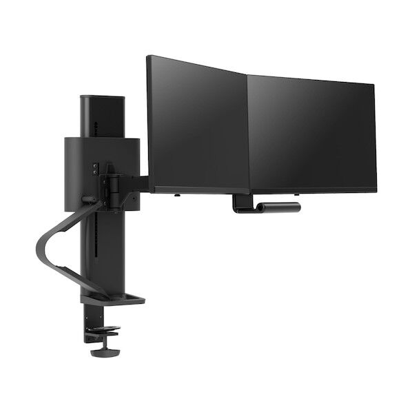 エルゴトロンジャパン TRACE Dual Monitor Mount、Matte Black 45-631-224 1点