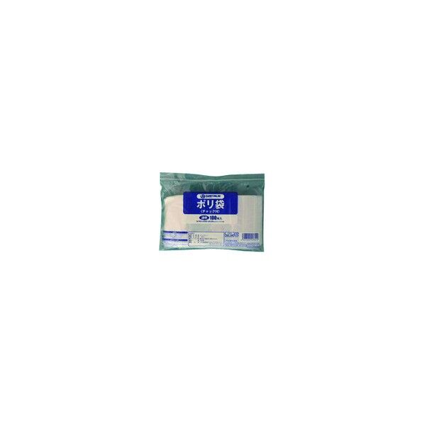 プラス 365240ポリ袋チャック付 140×100 百枚 B584J 100枚