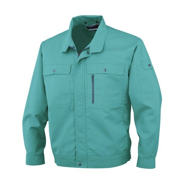 長袖ブルゾンH-191 9グリーン 4L H-191-9-4L 1点