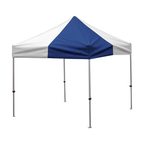 かんたんてんと 2.4m×2.4mオールアルミフレーム 青白 KA/3WA-BW 1点