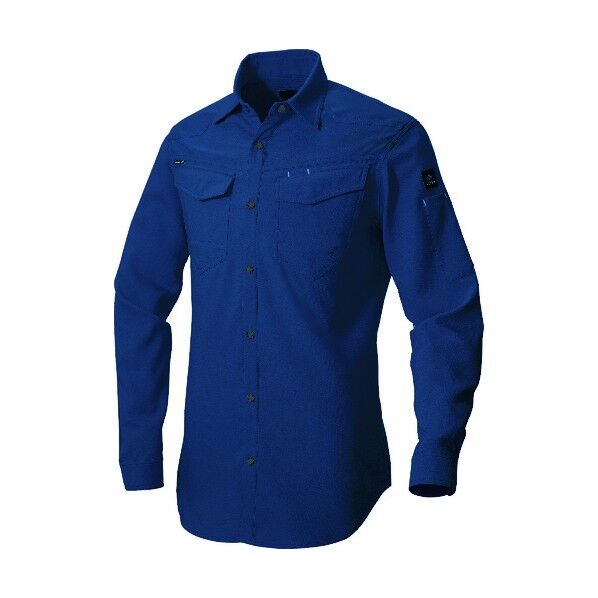 長袖シャツ(男女兼用)AZ2935-008ネイビー5L 008ネイビー 5L 2935 1