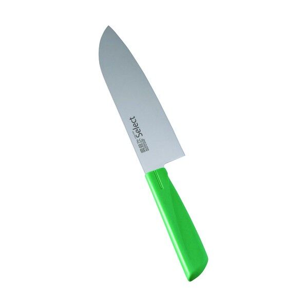 カラーセレクト三徳包丁 両刃 16.5cm 3013-GR グリーン グリーン 16.5cm AKL2903 1点