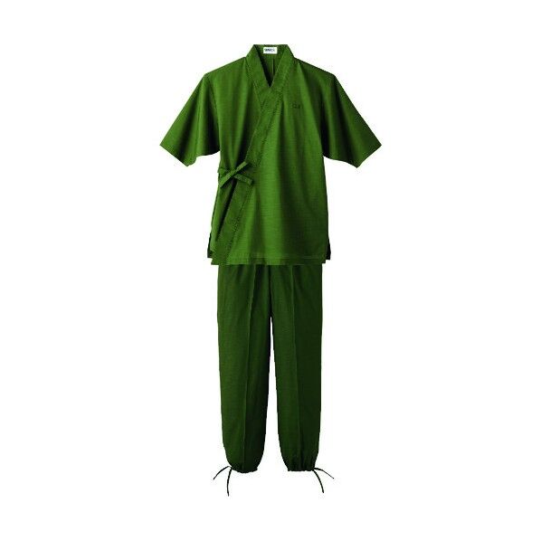 男女兼用 作務衣パンツ H-2098 (グリーン)