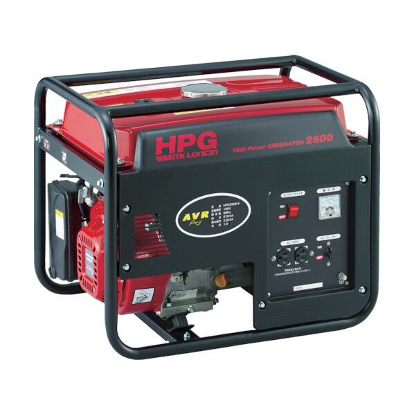エンジン発電機HPG-250050Hz 615 x 448 x 506 mm HPG2500-50 1