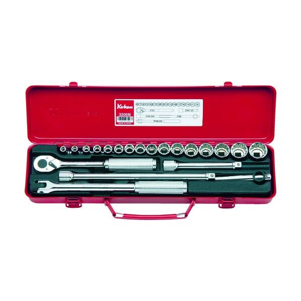 3/8sq.ソケットセット 3206M 1点