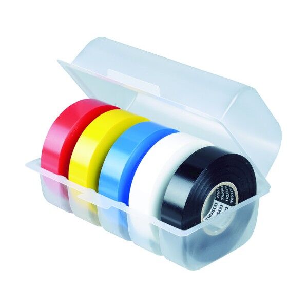 脱鉛タイプ ビニールテープ 19×20m 5色セット