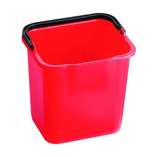 スクエアバケット 5265 4.7L レッド レッド 4.7L KTL8304 1個