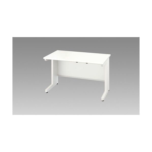 平デスク(引出し無し) XEDH127FDN-WH 1点