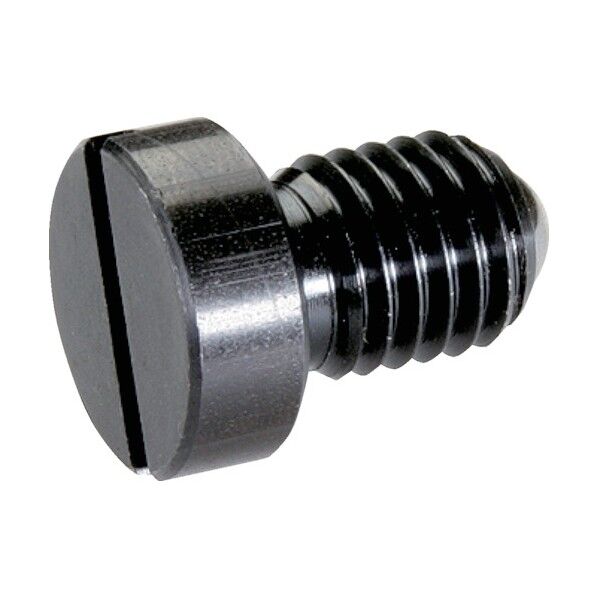 スプリングプランジャ ボール、ヘッド、スロット付 快削鋼