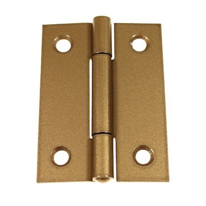 ビス止めカラー丁番 ゴールド BH-500 2枚