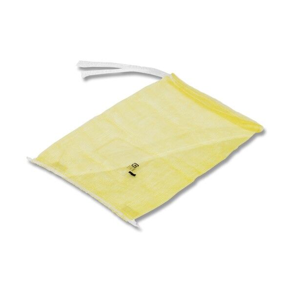 野菜用 メリヤスネット 黄色 1.5KG ラベル付 4711766 1点