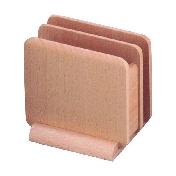 木製 ナフキン&メニュースタンド 15222(ナチュラル) PNHA4 1個