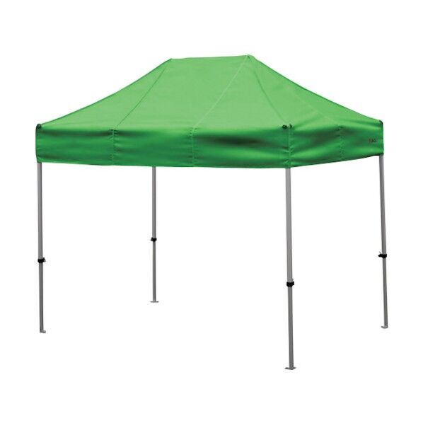 かんたんてんと 1.8m×2.7mスチール&アルミ複合フレーム 黄緑 KA/1.5W-YG 1点