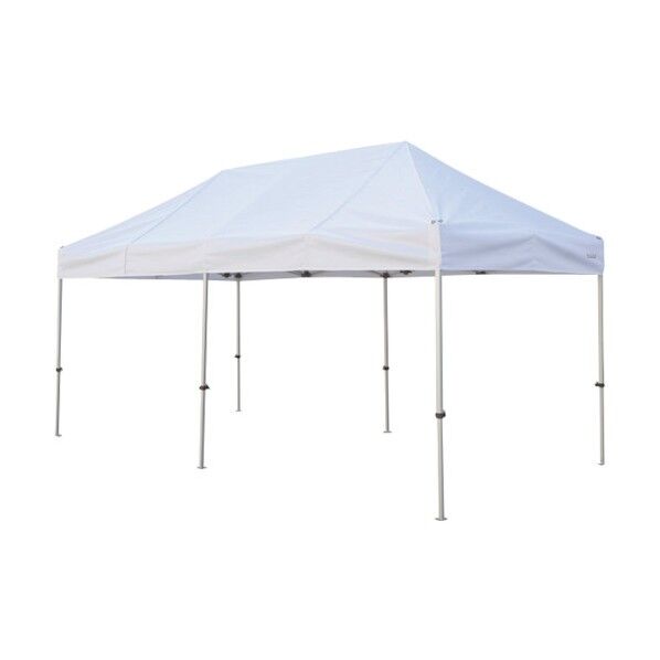 かんたんてんと 2.4m×4.8mスチール&アルミ複合フレーム 白 KA/5W-W 1点