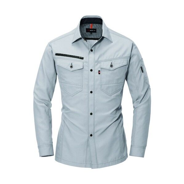 長袖シャツ 9085-5-SS シルバー 9085-5-SS 1点