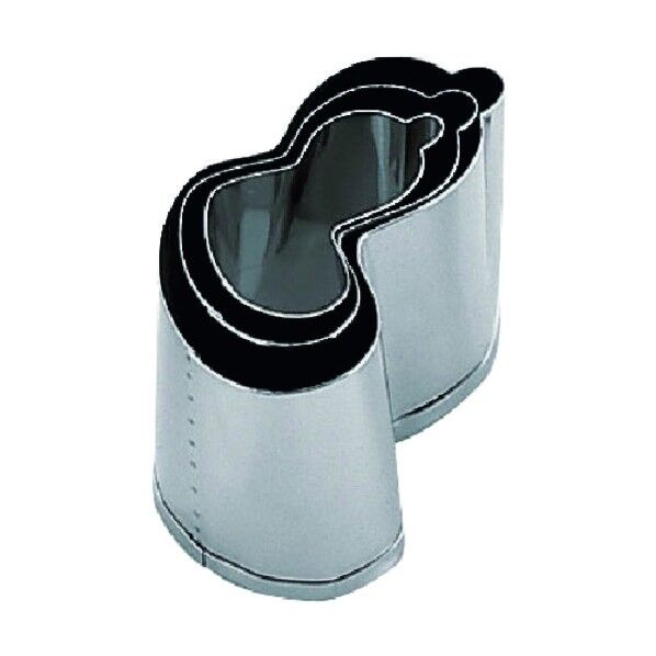 SA18-8本職用厚口抜型 ひねり瓢箪 BNK06008 3個