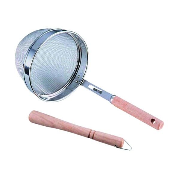 18-8木柄万能コシ(16メッシュ) 小 小 BKS0402 1個